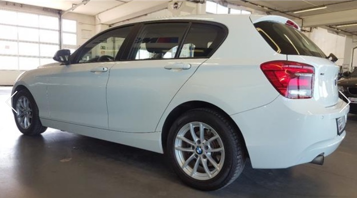 Left hand drive BMW 1 SERIES 118D SPANISH REGISTERED